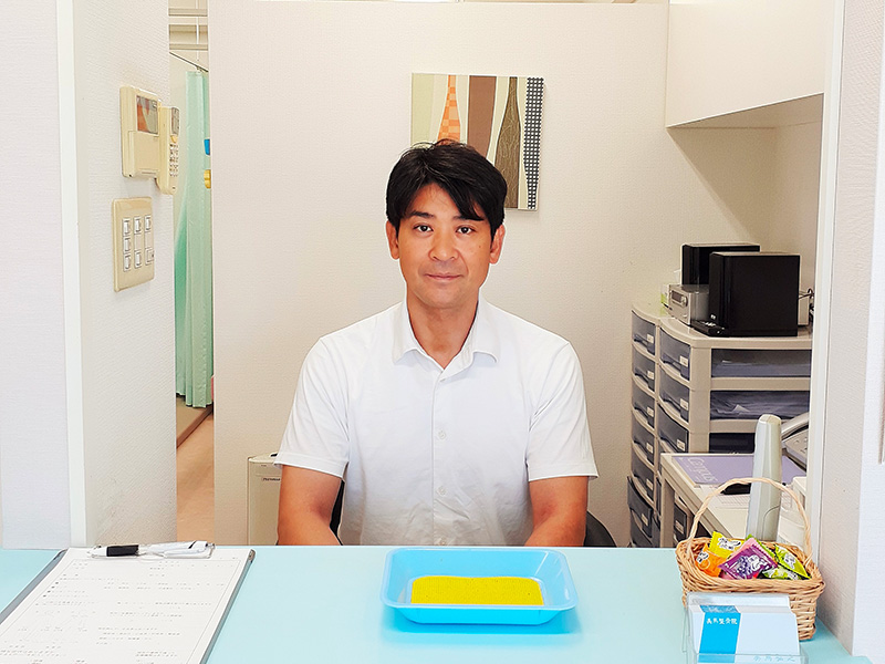 美馬整骨院の受付